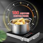 Portable Infrared Electric Cooker – 3500W Black