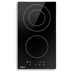 Portable 2-Burner Electric Cooktop with Touch Controls