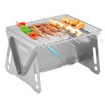 Portable Collapsible Campfire Grill for Outdoor Cooking