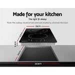 Portable 2-Burner Electric Cooktop with Touch Controls