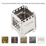 Lightweight Portable Wood Burning Camp Stove