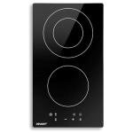 Portable 2-Burner Electric Cooktop with Touch Controls