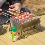 Portable Collapsible Campfire Grill for Outdoor Cooking