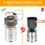 KOMCLUB Portable Wood Burning Camping Stove