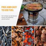KOMCLUB Portable Wood Burning Camping Stove