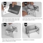 Portable Collapsible Campfire Grill for Outdoor Cooking
