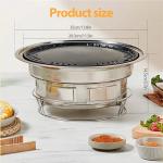 Portable Charcoal BBQ Grill for Camping Adventures