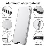 Ohuhu Folding Camp Stove Windshield with Carrying Bag