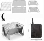 VALKEN Portable Charcoal BBQ Grill for Camping