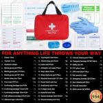 YESDEX 556PCS Waterproof Survival First Aid Kit