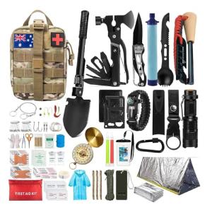 Complete 249-Piece Survival and First Aid Kit