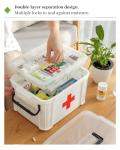 Large Capacity First Aid Kit with Handle