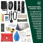 Complete 249-Piece Survival and First Aid Kit