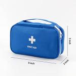 TOPASION Portable First Aid Kit Bag - Blue