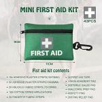 Compact 43-Piece Mini First Aid Kit