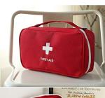 Portable Red First Aid Kit Bag for Camping