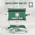 Compact 92-Piece First Aid Kit for Camping