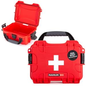 Nanuk 903 Waterproof First Aid Survival Case - Red