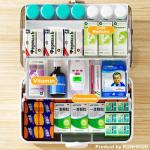 Portable 3-Tier First Aid Kit for Camping