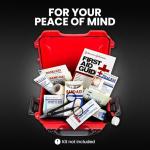 Nanuk 903 Waterproof First Aid Survival Case - Red