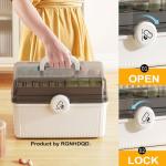 Portable 3-Tier First Aid Kit for Camping