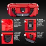 Nanuk 903 Waterproof First Aid Survival Case - Red