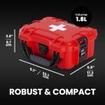 Nanuk 903 Waterproof First Aid Survival Case - Red