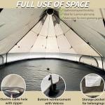 Luxury Glamping Bell Tent for 4 People