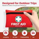 Compact 110-Piece First Aid Kit for Outdoors