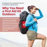 Compact 110-Piece First Aid Kit for Outdoors