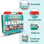 Compact 110-Piece First Aid Kit for Camping