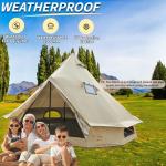 Luxury Glamping Bell Tent for 4 People