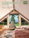 inflatable 4-6 Person Camping Tent with Pump