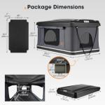 SAN HIMA Rooftop Tent with LED Lights and Mattress