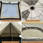 Luxury Glamping Bell Tent for 4 People