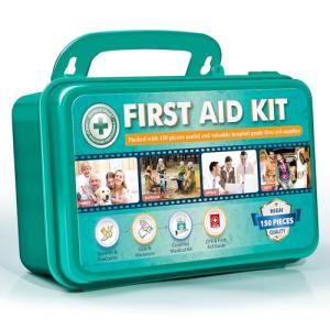 150-Piece First Aid Kit for Camping and Travel