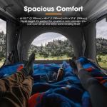 SAN HIMA Rooftop Tent with LED Lights and Mattress