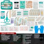 150-Piece First Aid Kit for Camping and Travel