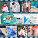 150-Piece First Aid Kit for Camping and Travel