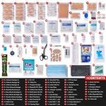 Large First Aid Kit for Camping and Travel