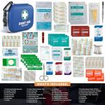 150-Piece Mini First Aid Kit for Outdoor Adventures