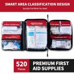 Large First Aid Kit for Camping and Travel
