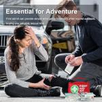 150-Piece Compact First Aid Kit for Camping