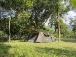 6-Person Waterproof Family Camping Tent - Dark Green