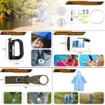 250-Piece Survival Kit with Tactical Gear and Tent
