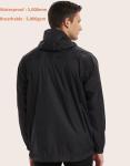 Men's Packable Waterproof Rain Jacket for Hiking