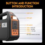 Portable Power Station 194Wh for Camping Adventures