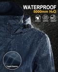 Women's Waterproof Packable Rain Jacket for Outdoors