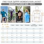 Women's Waterproof Packable Rain Jacket in Wine Red