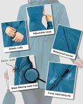Lightweight Women's Waterproof Rain Jacket, Moroccan Blue